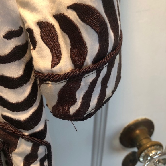 Elizabeth McKay Brown + White Tunic Size 6 - Picture 7 of 7